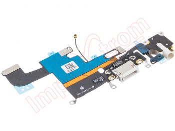 cable flex de calidad premium con conector de carga lightning blanco para iPhone 6 (a1586 / a1549). Calidad PREMIUM